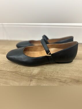 Vionic ALAMEDA MARY JANE FLAT black office business casual comfort minimalist 11